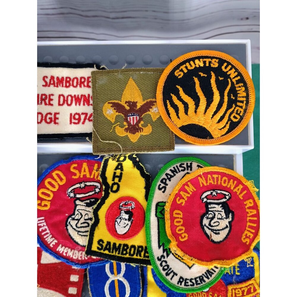 Vintage Good Sam Club‎ Patches lot of 34 Samboree States 70s-90s Club Unused RV